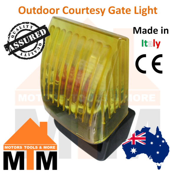 Outdoor Courtesy Slide Swing Gate Light LED Light 12/24V 230V Waterproof Lamp - Image 2