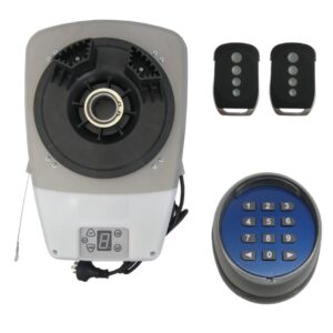 Automatic Roller Garage Door Motor Opener with Wireless Keypad and 2 x Remotes