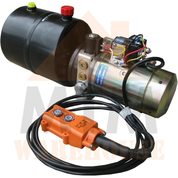 12V DC Hydraulic Power Pack Power Unit for Tipper / Tail Gate (Tailgate) 8L Tank - Image 6