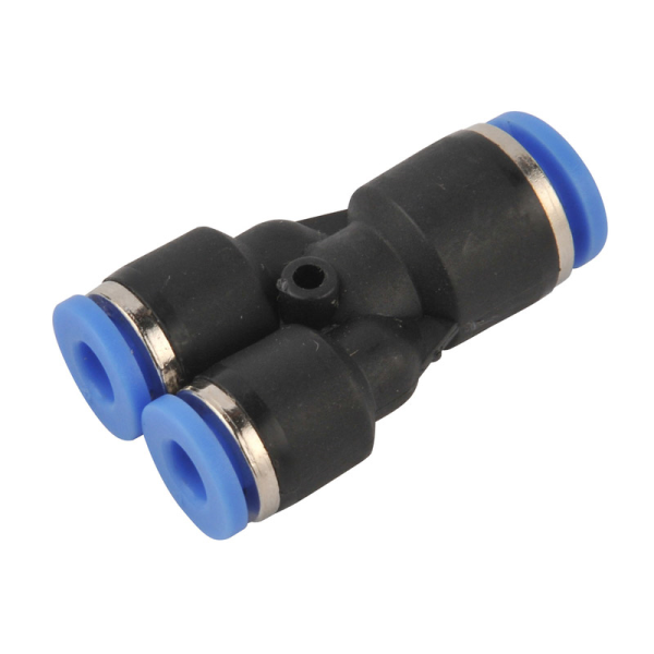 Push in Air Fitting Equal Union Y Pneumatic Systems Compressor / for PU PE Tube