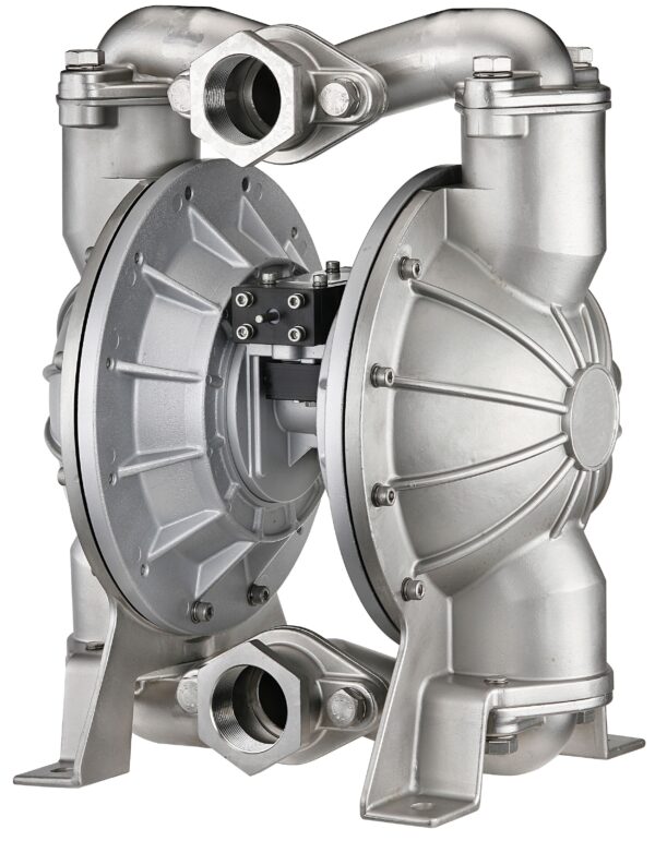 2" Stainless Steel SS Double Diaphragm (Teflon) Air Pneumatic Pump 560 LPM PTFE