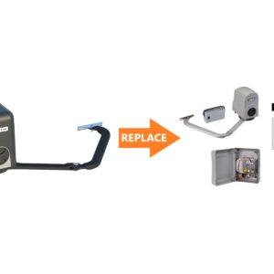 FAAC 391 24V Automatic Single Swing Gate Motor Opener Kit Operator Made in Italy