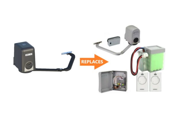 FAAC 391 24V Automatic Single Swing Gate Motor with Lithium-Ion Battery Back Up