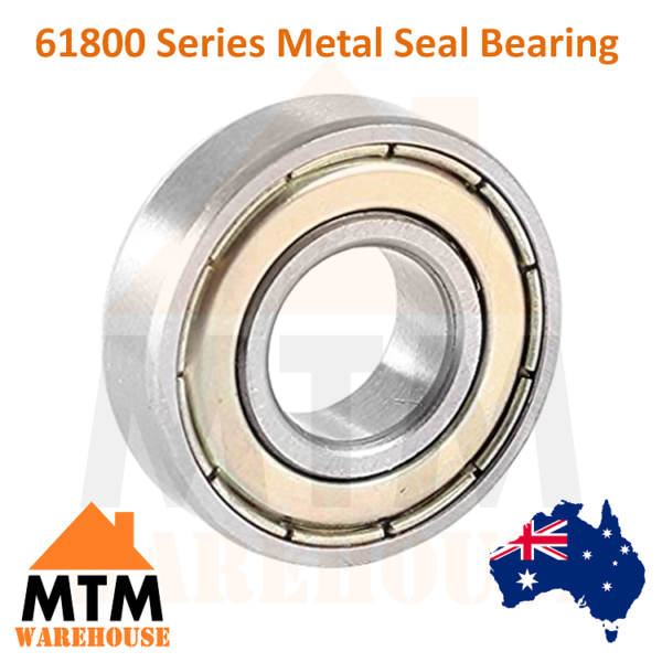 Ball Bearing Metal Shields 61800 Series - Image 2