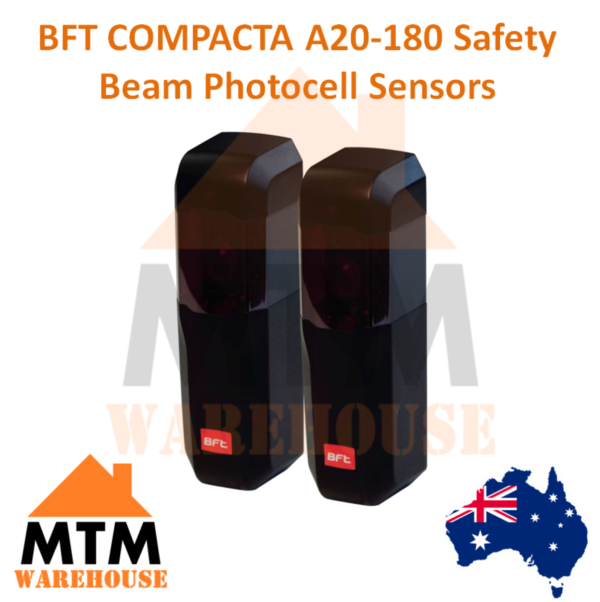 BFT COMPACTA A20-180 Infrared Safety Beam Photocell Sensors Garage and Gate - Image 2