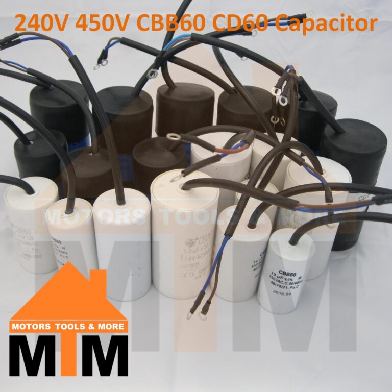 Motorcondensator CBB60 – 25µF 450V – 50/60Hz – Startcondensator – Voor Pompen, Wasmachines & Grasmaaiers