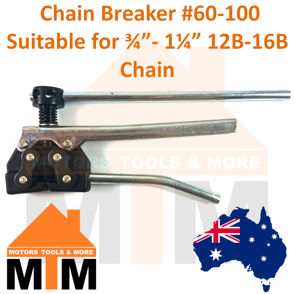 Chain Breaker #60-100 Suitable for 3/4”-1 1/4″ 12B-16B Chains – MTM ...