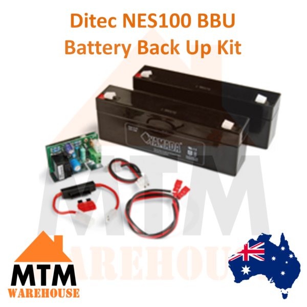 Ditec NES100 BBU Battery Back Up Kit Compatible with Ditec NEOs/ION Operators - Image 2