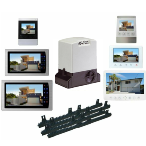 FAAC 740 Gearmotor Automatic Slide Gate Motor Opener Kit 500 kg Intercom Kit