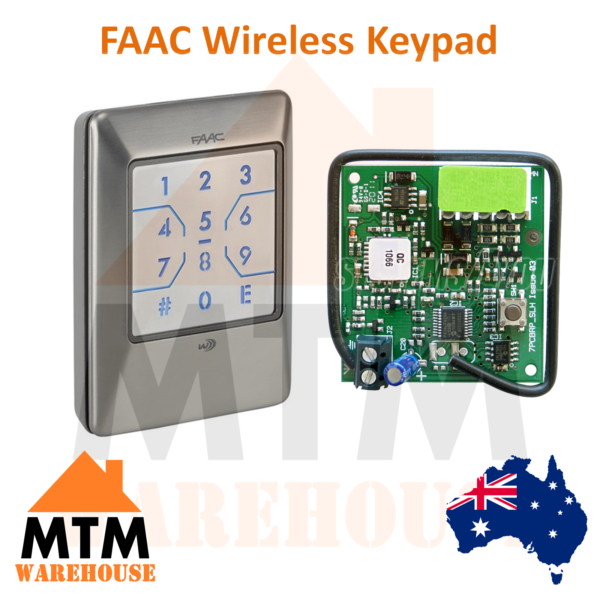 FAAC Garage/Gate Wireless Radio Keypad - Image 2