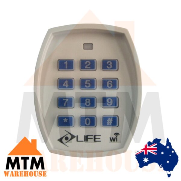 LIFE Wi Wireless Keypad Access Control Garage Gate suits AC4R AC6R OP224 OP3 - Image 2