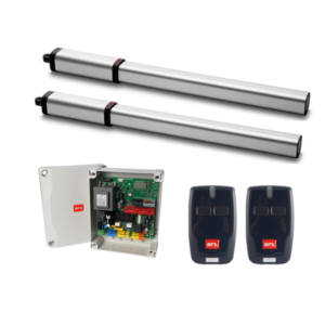 BFT LUX 2B Double Leaf Automatic Hydraulic Swing Gate Motor Opener Kit 24V 300kg