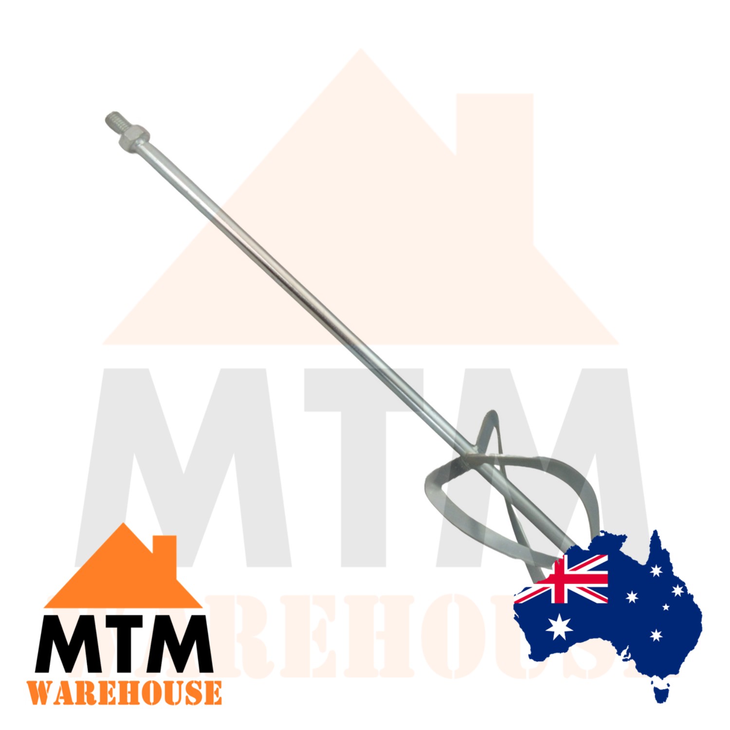 Heavy Duty 120mm Mixer Paddle M14 2.0 Thread Paint Plaster Stirrer Glue Mortar - Image 2