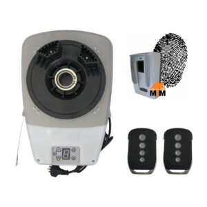 Automatic Roller Garage Door Motor Opener with Wireless Fingerprint 2 x Remotes