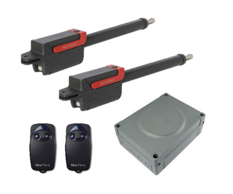 NEW! Nice Titan HS TTN3724HS Double Leaf Swing Gate Motor Kit Operator Italy