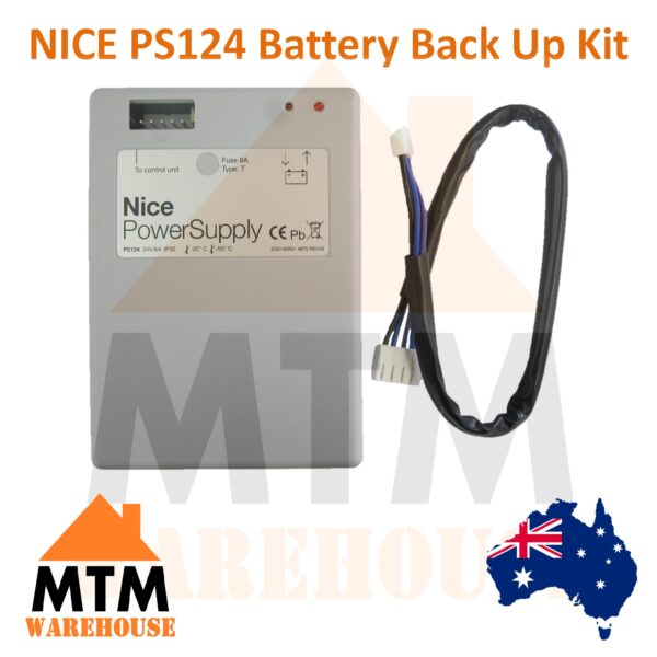 NICE Battery Backup Kit PS124 for Swing and Slide Gate Motors Operator (Swing) - Image 2
