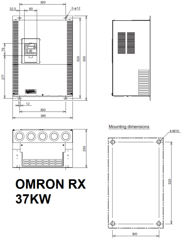 OMRON RX Three Phase 400V VSD VFD Variable Speed Frequency Drive Inverter - Image 6
