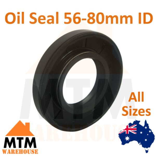 Oil Seals 56-80mm ID Many Sizes Double Twin Lip Spring TC Gearbox Motor - Image 2