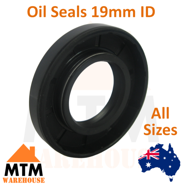 Oil Seals 19mm ID Many Sizes Double Twin Lip Spring TC Gearbox Motor - Image 2