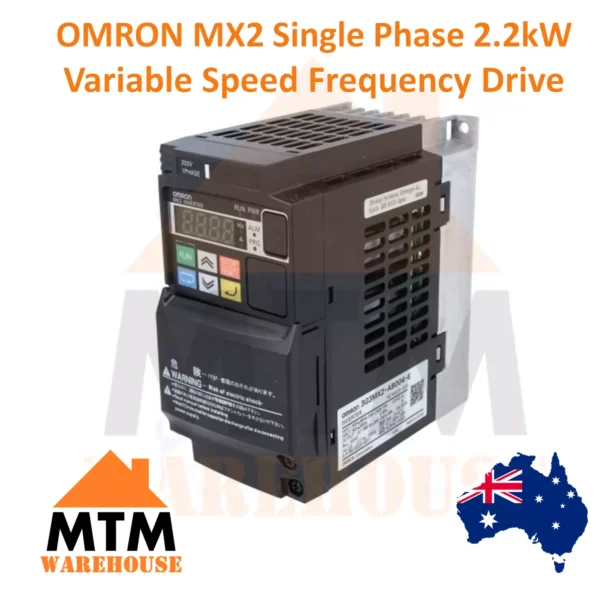 OMRON MX2 Single Phase 2.2KW VSD VFD Variable Speed Frequency Drive Inverter - Image 2