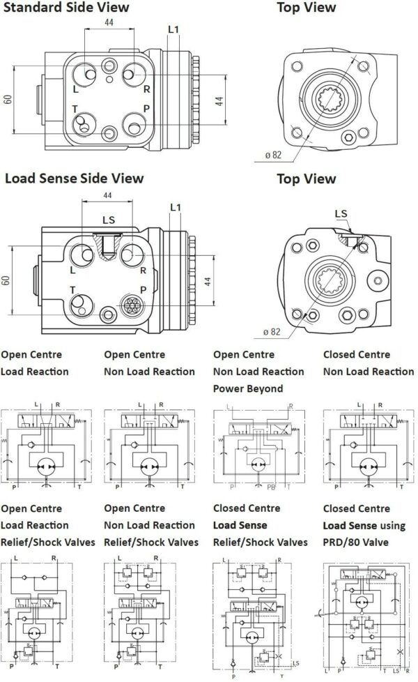 Orbital Hydraulic Motor SSPG250 Replaces Eaton Char Lynn 3/6/12 Series - Image 8