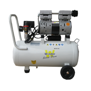 WONDER 1HP 750W Oil Free Oil Less Silent Quiet Air Compressor 4.8 CFM 135L/min 24L Tank