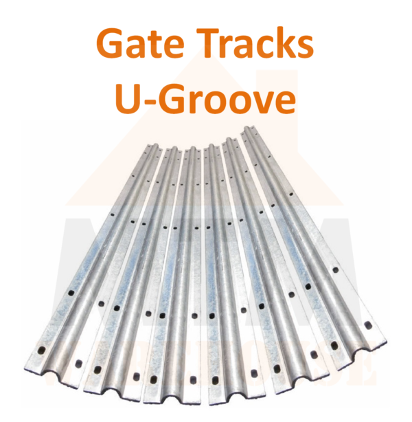 Sliding Gate Slide Hardware Kit Roller Wheel Track Catch Stop Parts  Z Channel - Image 6