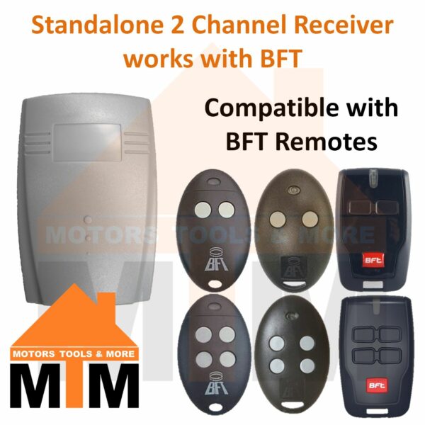 Stand Alone 2-Channel Receiver works with BFT MITTO 2M MITTO 4M Remote - Image 2