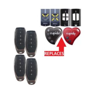 4 x Beninca T2WK T4WK TOGO2WV TOGP4WV CUPIDO2 CUPIDO4 CUPIDO Replacement Remote