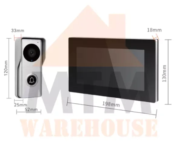 [Extra] 7” Inch Colour Internet Protocol Intercom Monitor Screen - Image 7