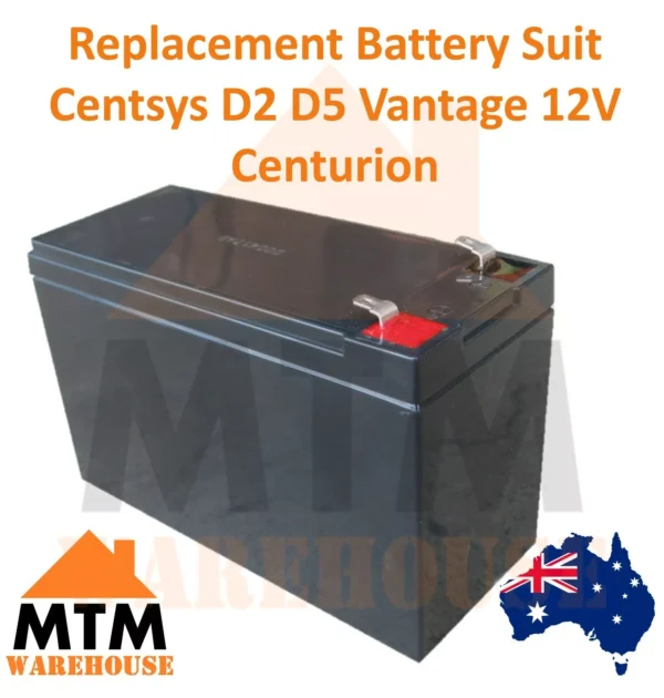 Replacement Battery Suit Centsys D2 TURBO D5 EVO Vantage 12V Centurion - Image 2