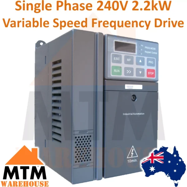 Hedy Single Phase 2.2kW 3HP VSD VFD Variable Speed Frequency Drive Inverter 240V - Image 2