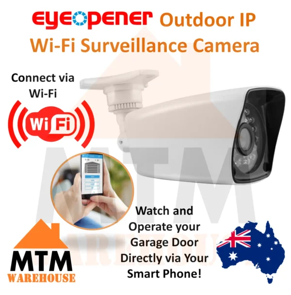 WiFi Outdoor Video Surveillance IP Camera for EYE OPENER Gate Openers Wi-Fi - Image 2