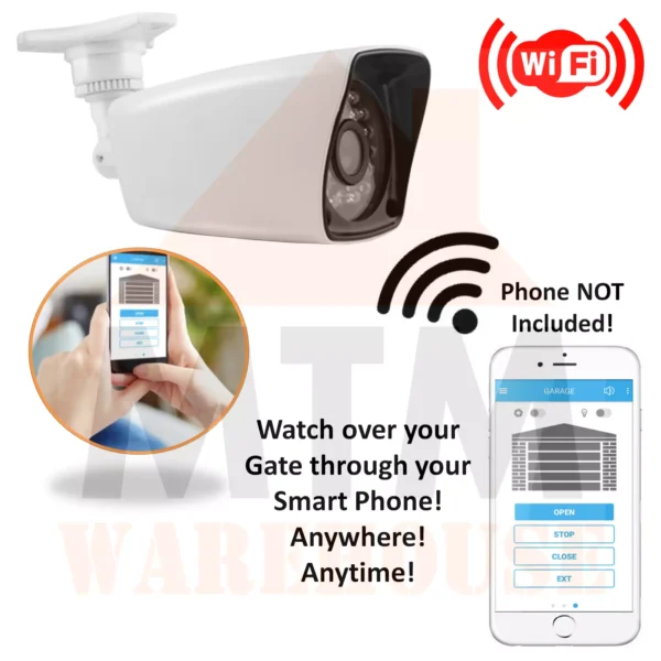 WiFi Outdoor Video Surveillance IP Camera for EYE OPENER Gate Openers Wi-Fi - Image 3