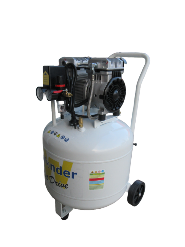 Wonder 50L Vertical 1500W 2HP 240/50Hz 50L 8.8 CFM Vertical W/ Filter + Hose Reel - Image 2