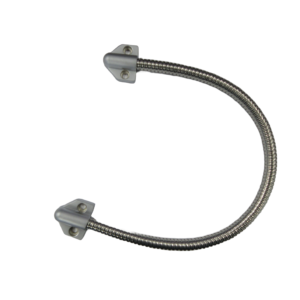 Flexible Door Loop Cable Protector Silver 400mm Length