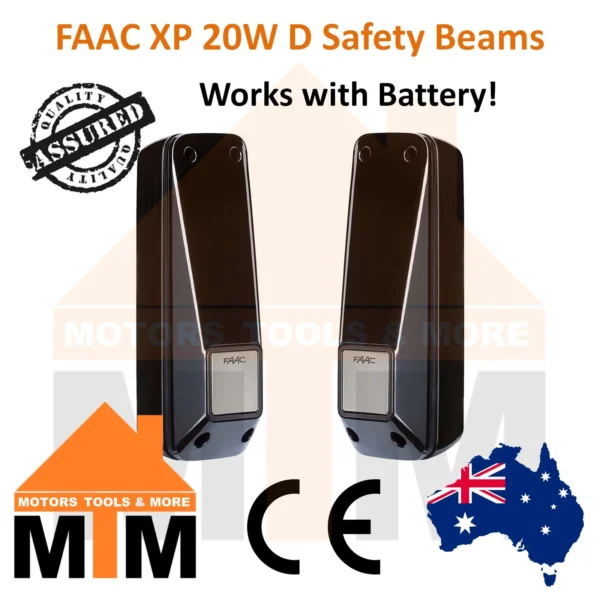 Genuine FAAC XP 20W D Safety Photo Beam Battery Sensors Garage Gate Photocell - Image 2