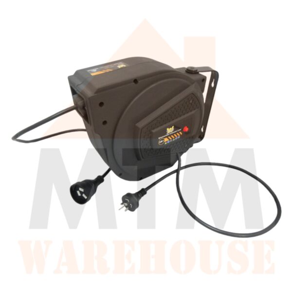 15M TRADE QUALITY RETRACTABLE 240V ELECTRIC POWER CABLE REEL - Image 3
