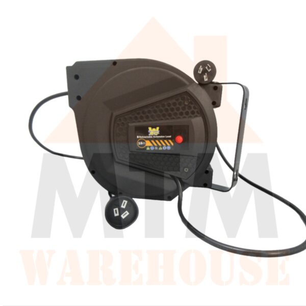 15M TRADE QUALITY RETRACTABLE 240V ELECTRIC POWER CABLE REEL - Image 4
