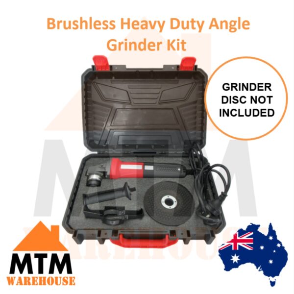 Powerful Angle Grinder Brushless 1860W Professional Grade W/ Bonus + Carrry Box - Image 2