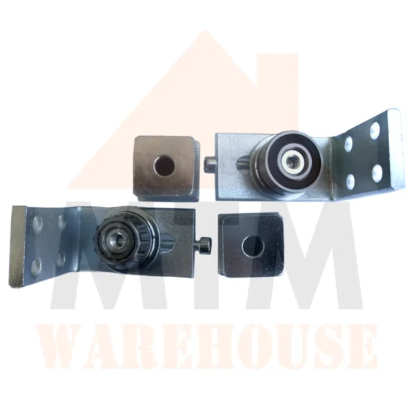 Steel Swing Gate Hinge Punch In 50x50 Ball Bearing Adjustable Brackets Set 300KG - Image 3
