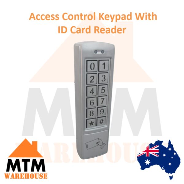 Security Metal Access Control Keypad with ID Card Reader - Image 2