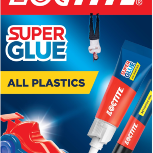 Loctite Super Glue - Instant Adhesive - All Plastics - Glue + Activator