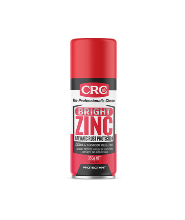 CRC Bright Zinc Anti Corrosion Paint - 350g Aerosol