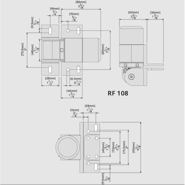 D&D SureClose ReadyFit Hydraulic Hinge & Hinge Closer Set - Image 5
