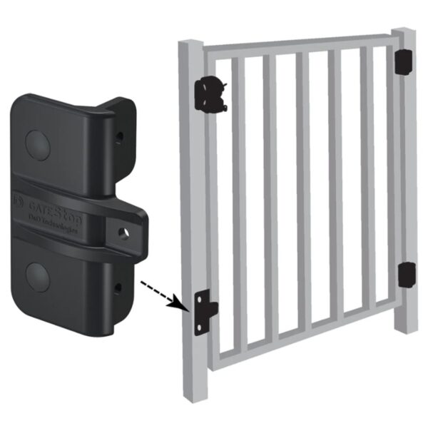 D&D Gate Stop for Wood, Vinyl and Metal Gates - Image 2