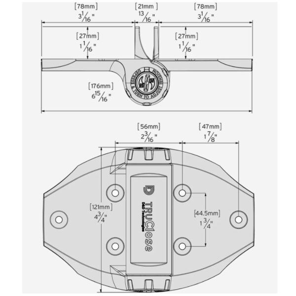 D&D Truclose S3 Heavy Duty Self Closing Hinges (Pair) - Image 3