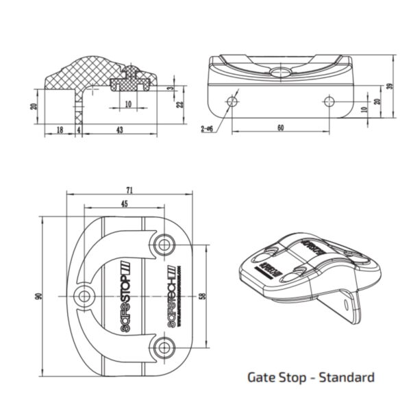 Safetech Swing Gate Stopper - Image 3