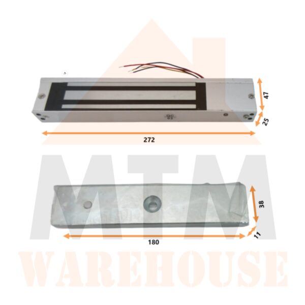 12VDC Magnetic Gate Lock for Swing Gates Doors - Image 6