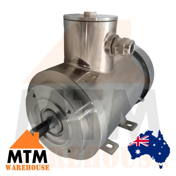 Stallion Stainless Steel SS Electric Motor 3Ph Washdown TEFC IP69K 0.72kW 1HP 1400 RPM 4 Pole - Image 10